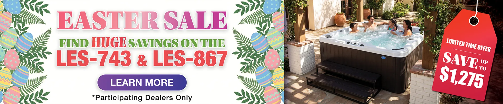 Calspas hot tub being used in a family setting - Ontario